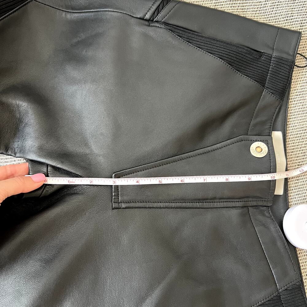 Dion Lee leather panelled flared pants black size XS 2 - Picture 12 of 14